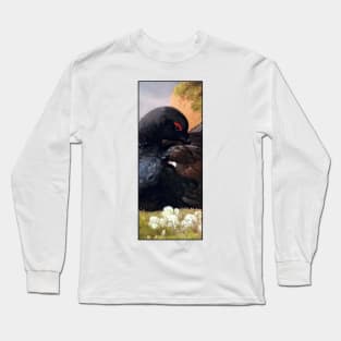 Lyrurus tetrix by Ferdinand von Wright Long Sleeve T-Shirt